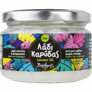 Λάδι Καρύδας Παρθένο 200g Βιοαγρός Bio