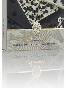 Λευκή σοκολάτα και μαύρο μπισκότο