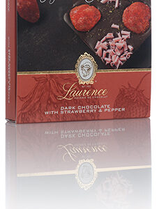 Σοκολάτα κουβερτούρα με φράουλα και πιπέρια