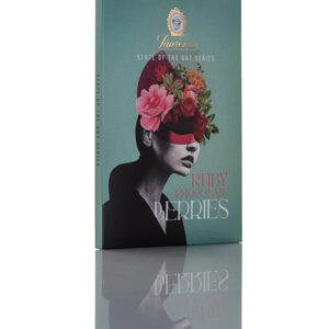 Ruby chocolate with berries